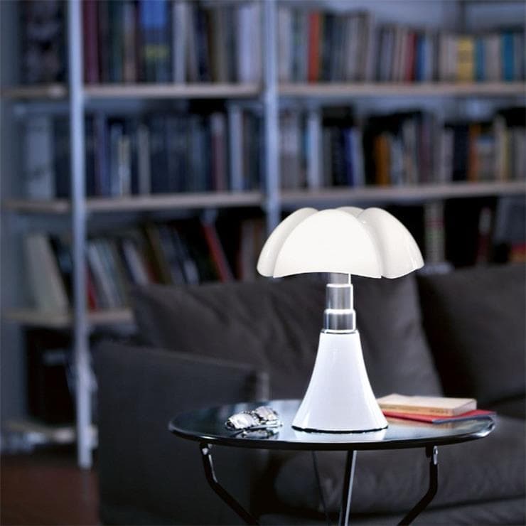 Lampa Ściemniacz Touch LED Wys.35cm MINI PIPISTRELLO Bialy