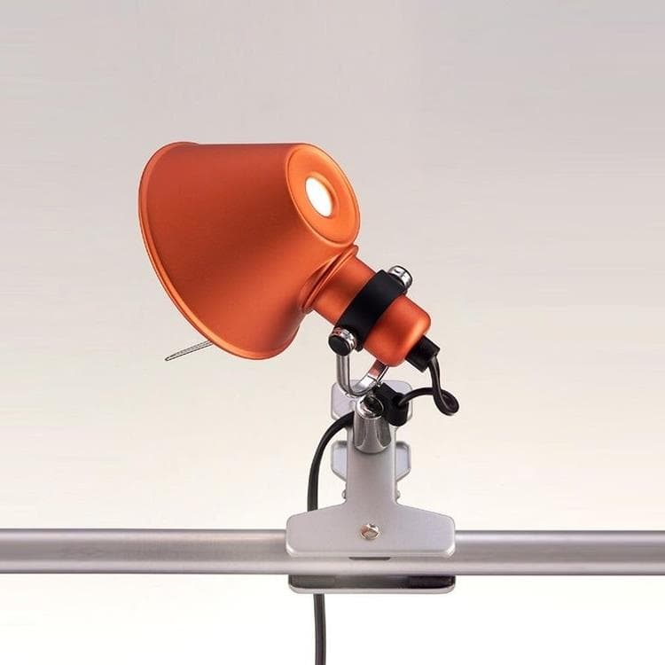  Lampa z zaciskiem Micro Wys.20cm TOLOMEO MICRO Czerwony