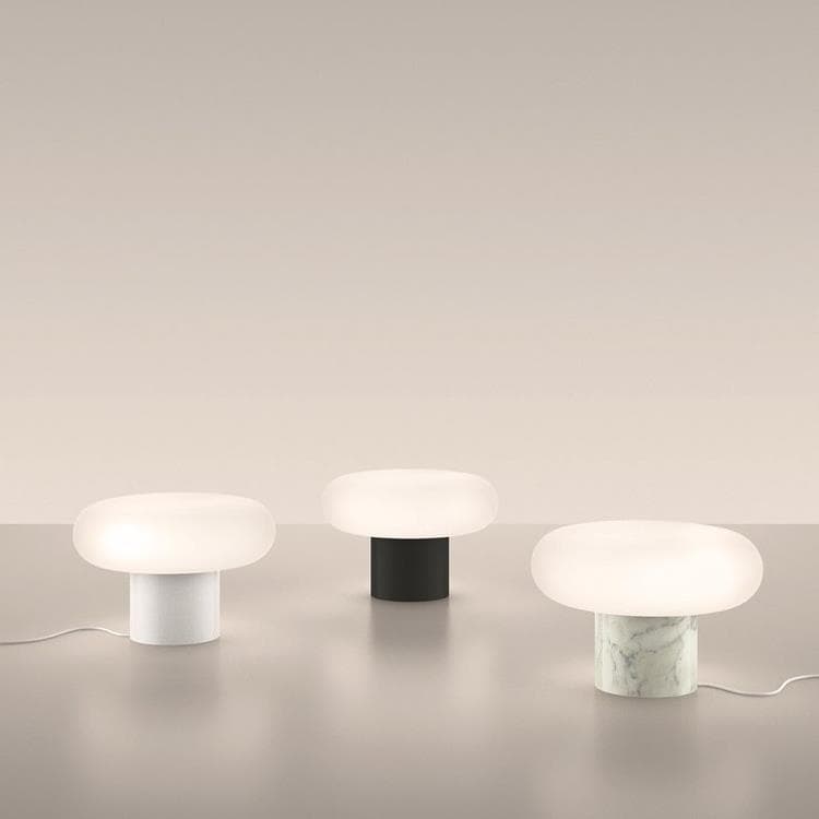 Lampa stołowa Ceramika/Szkło dmuchane Ø35cm ITKA Bialy